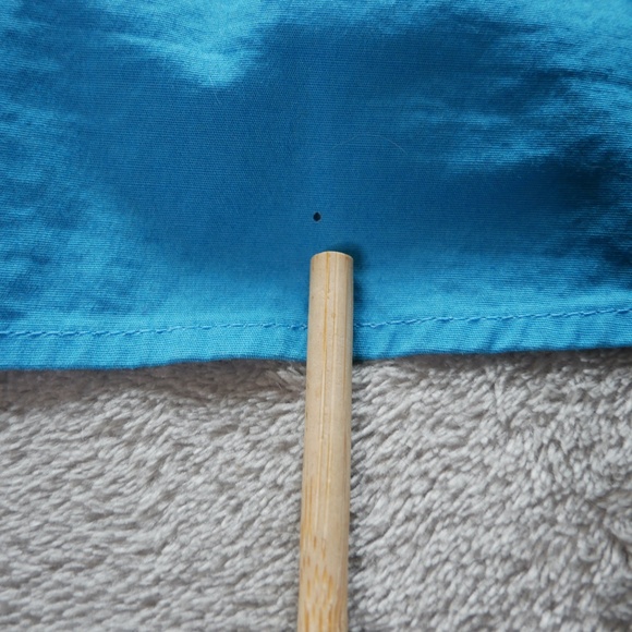 1MX Express Shirt Mens Medium Blue Button Up Long Sleeve Extra Slim Fit - Picture 12 of 12